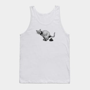 Pooping Kitty Tank Top